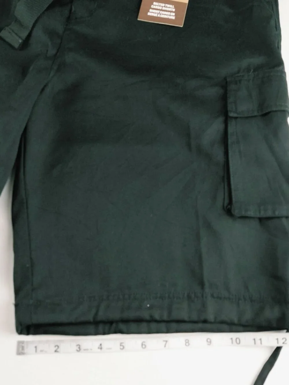 BlackCanyon Twill Cargo Shorts with Belt Men's Size 42 Black Pockets